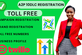 register your a2p 10dlc toll free numbers on gohighlevel, twilio, lead connector