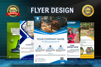 design corporate flyer for your business, its high quality