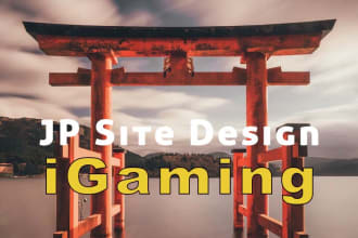 create japanese igaming site design