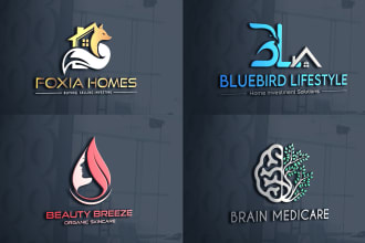 design minimalist 3d business logo creation with copyright