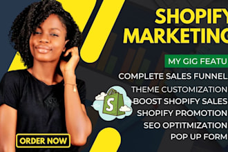 do complete shopify marketing sales funnel shopify promotion virtual assistant