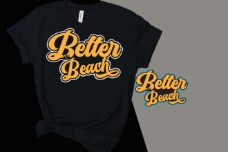 do custom typography t shirt logo