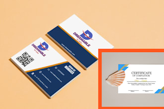 create professional business cards and certificate designs
