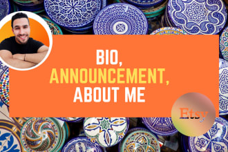 write a powerful bio for your etsy store