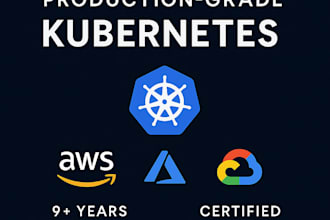 help you implement production grade kubernetes for AWS, azure, gcp