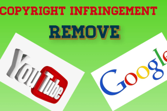 report the infringing videos to youtube under dmca