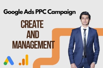 create and manage google ads PPC search campaign