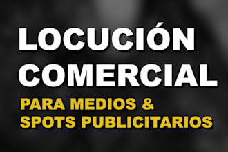 locución comercial publicidad y propaganda