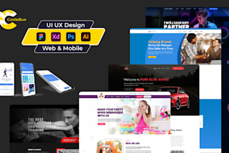 do UI UX design of mobile apps and websites