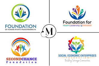design modern charity non profit event organization logo