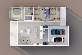 amazing 3d floor plan for you