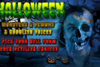 record your halloween character voices