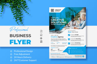 design business flyer, one pager, sales sheet, fact sheet, price list perfectly