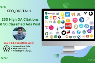 build local citations and classified ads posting for you