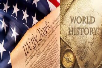 write american history essay, and world history assignment