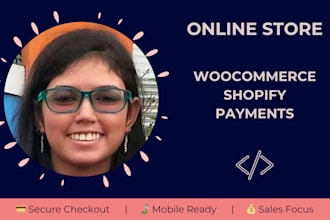 develop a professional woocommerce or shopify ecommerce store