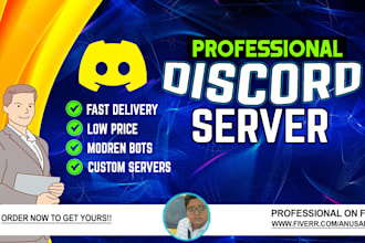 setup advanced discord server for your community in 24 hours