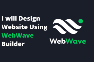 build and design your website using webwave website builder
