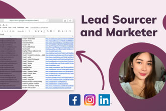 be the best lead sourcer and marketer
