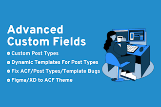 create wordpress website with advanced custom fields, wordpress acf