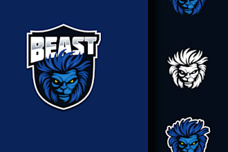 design modern professional monster logo