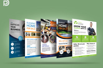 design flyer and charity, educational, political, recruitment, circulation