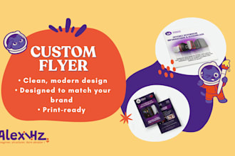 create a customized flyer