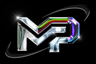 create any color 3d chrome effect for your logo or text
