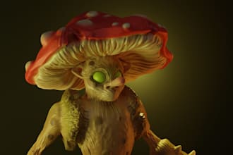do creature or character 3d modeling