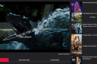 develop video streaming and management plugin for your wordpress