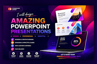 design powerpoint pitch deck and google slides