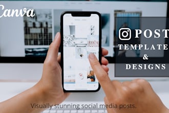 design editable custom templates, flyers, posts on canva