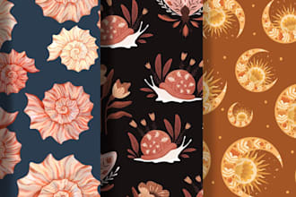 Hot Deals!  create seamless pattern design, textile pattern, print