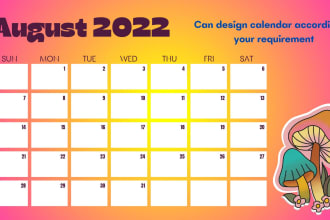 design quotes, calendar, poster, etc in canva