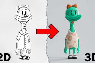 3d modeling of cartoon,lowpoly,stylized characters