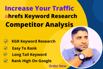 do ahrefs keyword research and competitor analysis