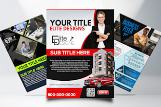 design professional flyer, newsletter design