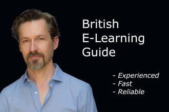 record a professional male british english elearning guide