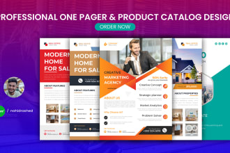 design product catalog, one pager, sale sheet, price list, line sheet, one sheet
