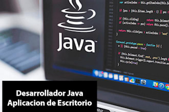 develop desktop app in java