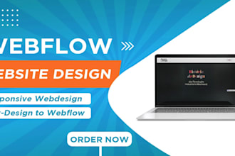 create a webflow website or webflow design