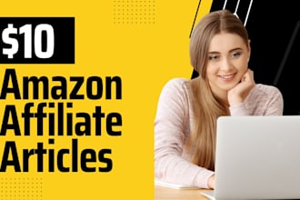 write amazon affiliate article or blog post