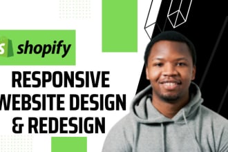do shopify website design, shopify website redesign, etsy, shopify store