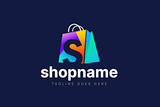 design modern logo for website, ecommerce, and shopify store