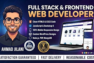 be your front end web developer