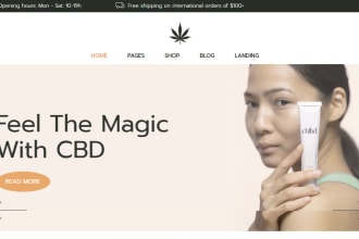 create cbd, vape, cannabis ecommerce and affiiliate website