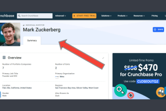create crunchbase profile for you and your company