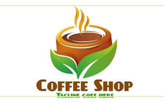 do high quality modern coffee shop logo design