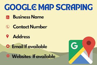 do google map scraping business data with emails