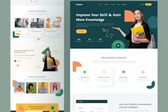 do user friendly website landing page design